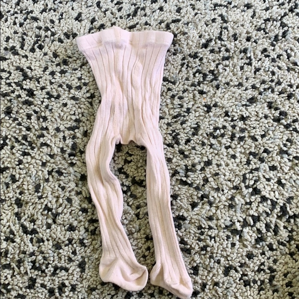 Little stocking co pink baby tights